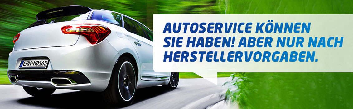 Autoservice nach Herstellervorgaben